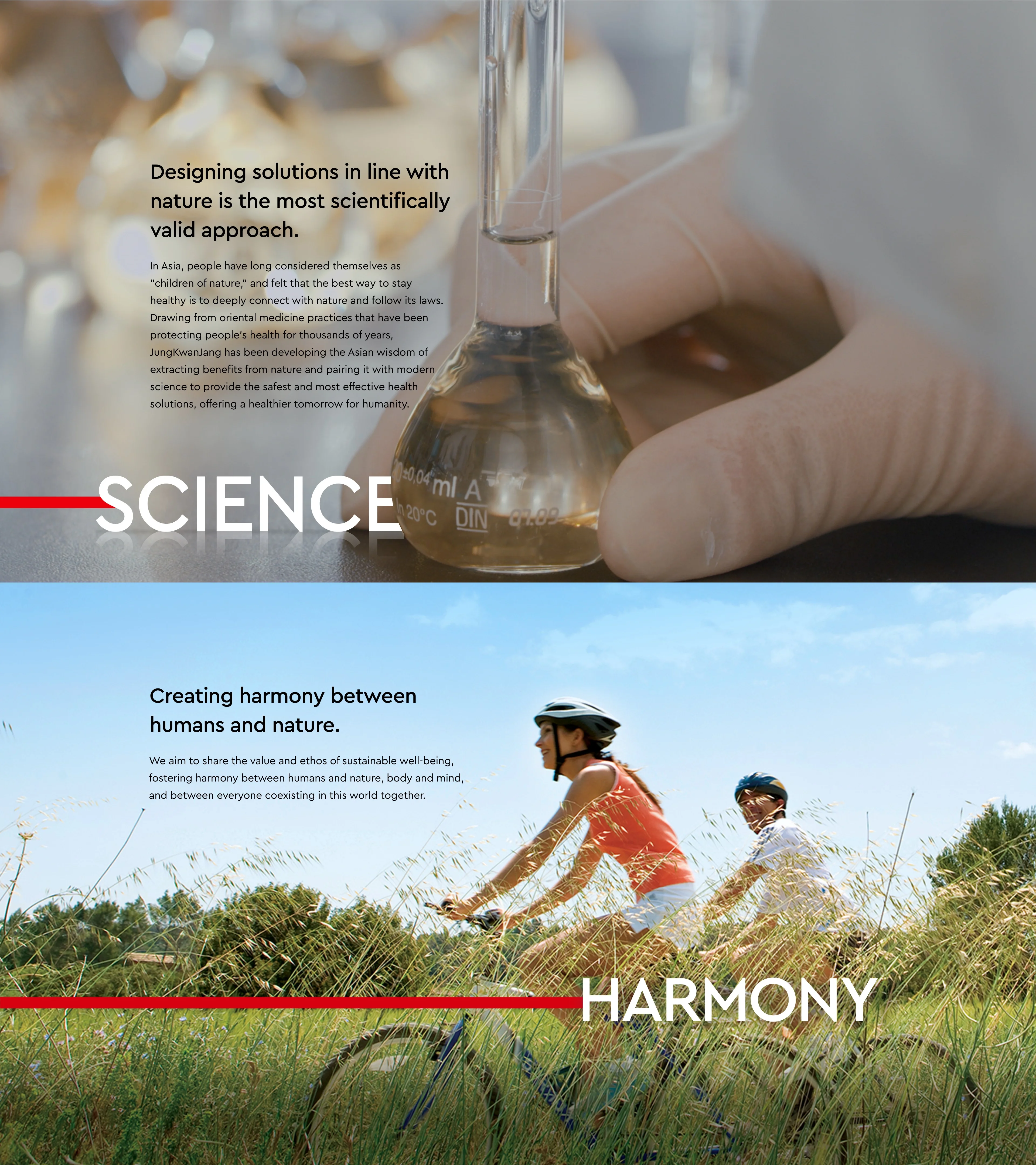 SCIENCE and HARMONY — following the principles of nature is the most scientific approach, creating harmony between nature and people